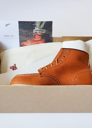 Женские ботинки red wing classic moc toe, 8us, 38,5eu, 25cm4 фото