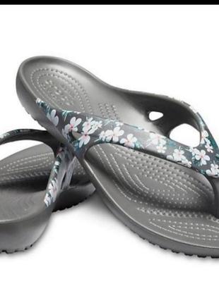 Шлепки вьетнамки crocs kadee ii seasonal flip , оригинал