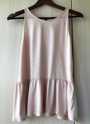 Топ з воланом stradivarius / s