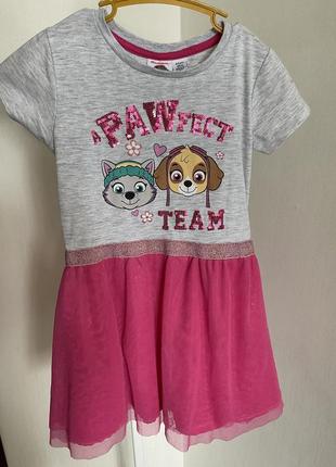 Платье paw patrol
