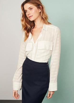Белая блузка рубашка next.