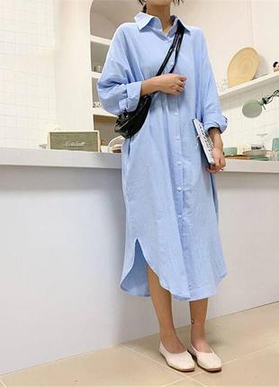 Рубашка,➡️ лён, пляжная туника, платье