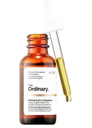 Сыворотка для лица с ретинолом 0,5% в сквалане the ordinary retinol 0,5% in squalane