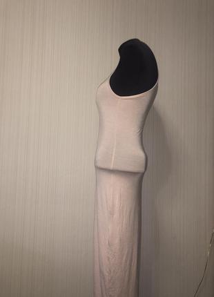 Бежевое платье миди 3