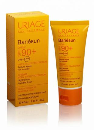 Солнцезащитный крем uriage eau thermale bariésun spf 90+ 60мл1 фото