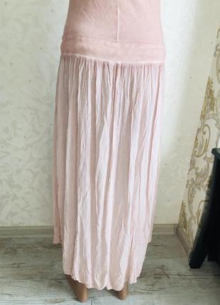 Сарафан длинный  платье нежное романтическое шикарный красивый модный стильный италия4 фото