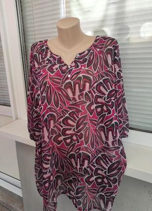 Блуза шифон - 54/56 разм.