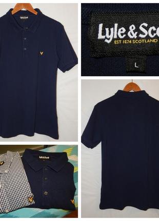 Комплект из 2-х рубашек от lyle&scott: рубашка в клетку +поло пике (указана стоимость комплекта)4 фото