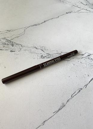 Водостійкий олівець для очей rimmel london scandal'eyes