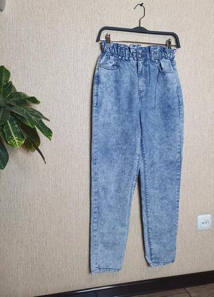 Стильные джинсы, момы, мом с высокой посадкой от new look, оригинал5 фото