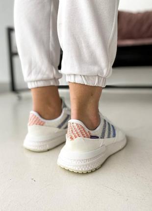 Кроссовки женские adidas zx 500 rm white, кеды адидас 500 рм белый сетка5 фото