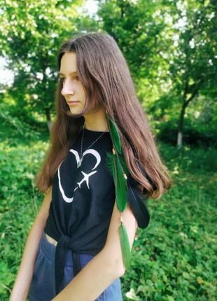 Бохо шпилька з пір'ям. пов'язка з пір'ям в стилі бохо.