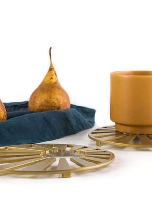 Подставка под горячее солнце кружки чашки тарелки