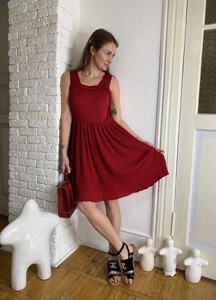 Платье-сарафан с плиссировками франция1 фото