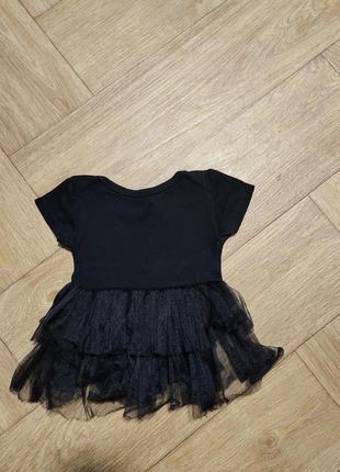 Боди-платье для девочки my little black dress

р. 62 см.4 фото