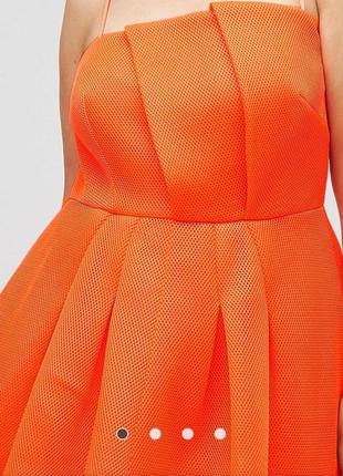 Мини-платье из неоновой сетки со складками спереди asos curve3 фото