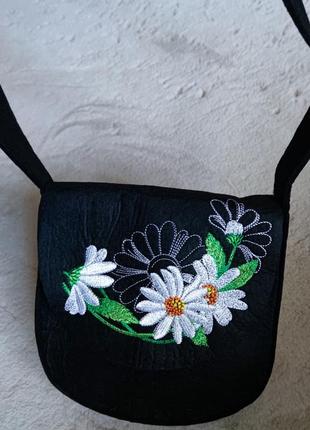 Сумочка ромашки вишиті 2