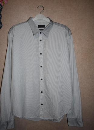 Сорочка з довгим рукавом в смужку zara