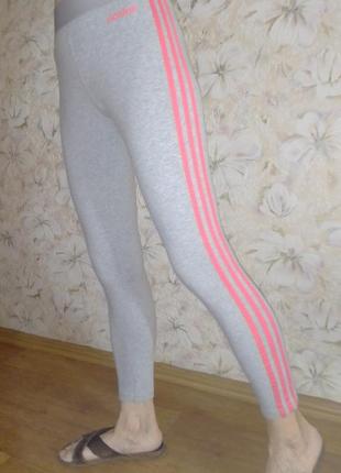 Adidas хлопковые лосины