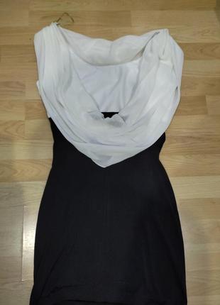 Сукня чорнобіла3 фото