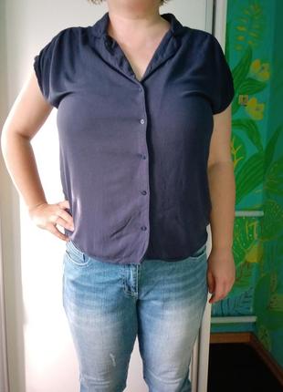 Блуза с коротким рукавом mango