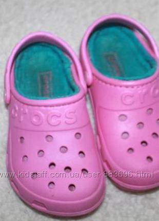 Крокси фірми crocs розмір с11 по устілці 17,5-18 див.6 фото