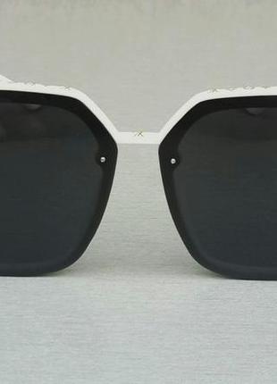 Louis vuitton жіночі сонцезахисні окуляри модні великі чорні лінзи дужки молочні2 фото