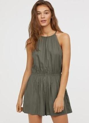 Комбінезон ромпер хакі h&m