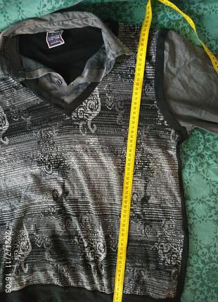 Кофта рубашка обманка, размер с/м3 фото