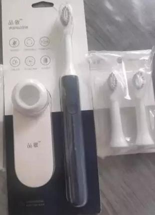 Зубна щітка звукова електрична xiaomi pinjing (so white)7 фото