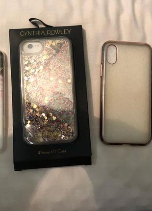 5 чохлів для iphone 5, 8, 10. сша