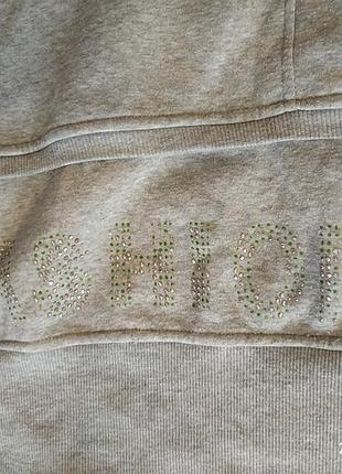 Теплая кофта,худи с капюшоном,размер с/м 10