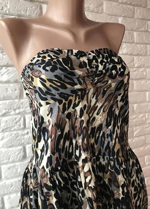 Хлопковое платье леопард 🐆2 фото