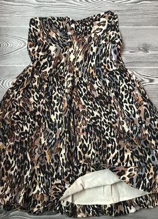 Хлопковое платье леопард 🐆5 фото