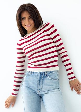 Нереально крутой базовый джемпер полоска акрил турция тельняшка