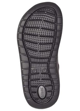 Шльопанці crocs literide чорні 2