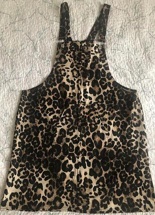 Сарафан леопардовий