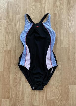 Качественный сдельный цельный купальник speedo