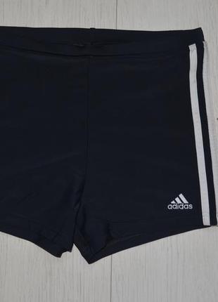 S/м фирменные мужские плавки боксеры для пляжа бассейна adidas1 фото