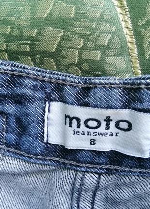 Джинсовые шорты moto 100% коттон /хлопок. джинс4 фото