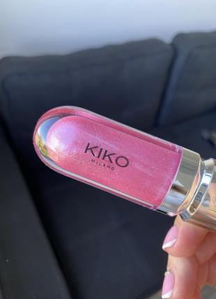 Блиск для губ kiko milano 3d hydra lipgloss. блиск кіко мілано.