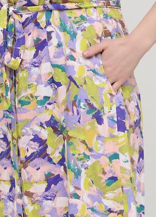 Бузкове домашнє плаття juliet deluxe з абстрактним візерунком 332344 фото