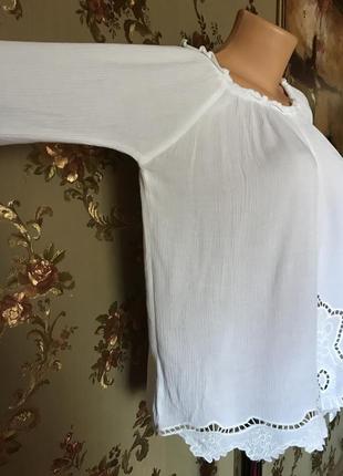 Блуза белая 42-46р. miss n.r.g6 фото