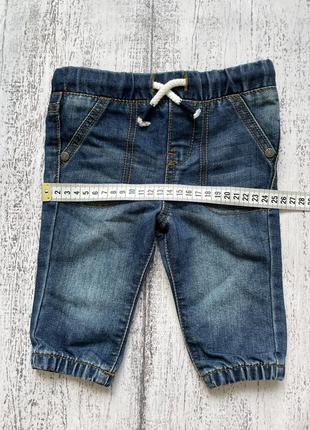 Круті джинсові штани штани джинси f&f 3-6міс5 фото