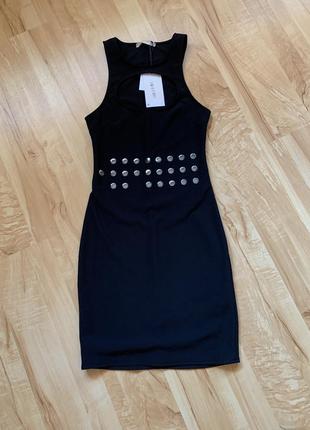 Сукня bershka стильне чорне класичне плаття 👗 елегантне ошатне