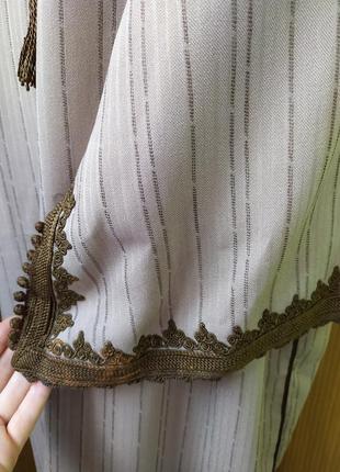 Сукня каптан кімоно з капюшоном в етно стилі / галабея / абая10 фото
