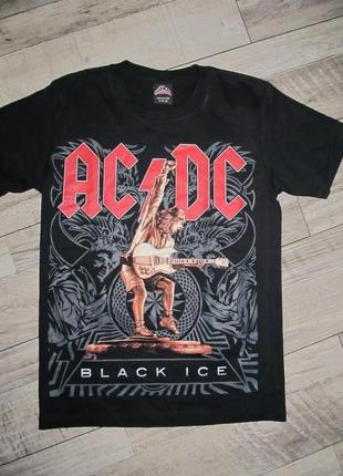 Культовая футболка ac dc black ice р. s3 фото