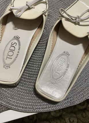 Хит! мюли кожаные tod’s #оригинал3 фото