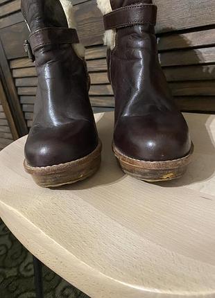 Кожаные ботинки ugg #оригинал 9