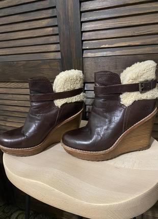 Кожаные ботинки ugg #оригинал3 фото